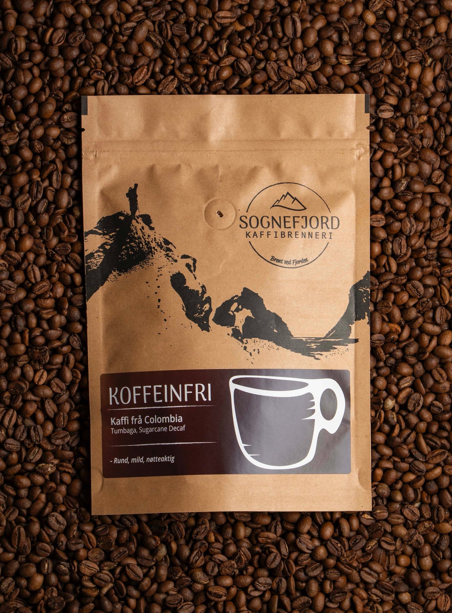 Koffeinfri - Colombia Tumbaga, 250g Sognefjord Kaffibrenneri